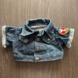 Snoopy Denim Jacket  For Toy Plush Teddy Bear Doll Clothes